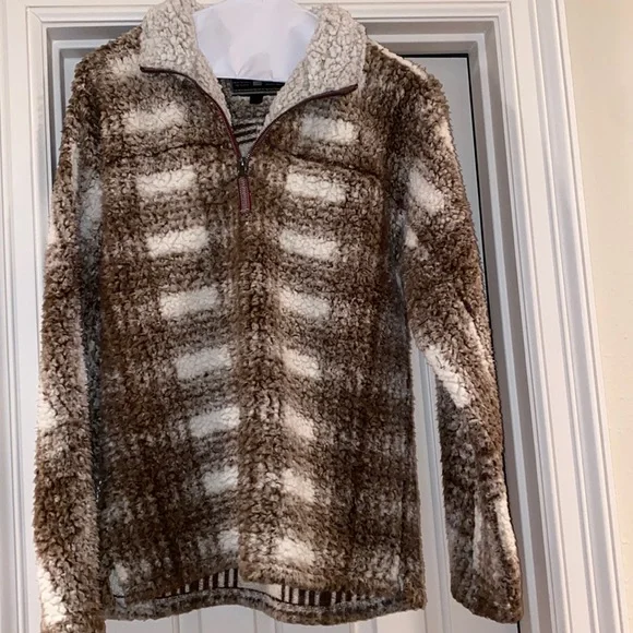 True Grit Tops True Grit Womens Pullover Sweatshirt Zip Up - Main Image